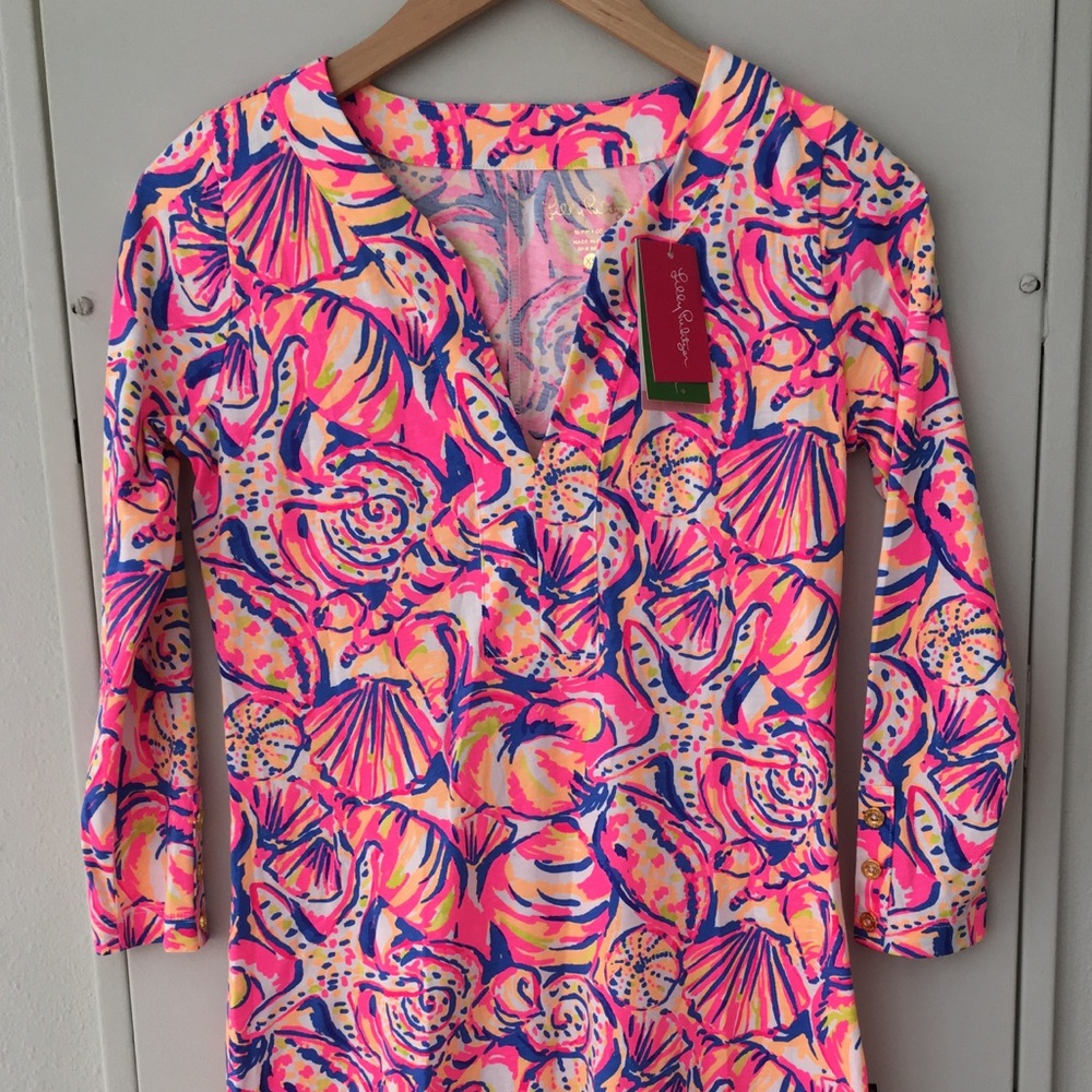 NWT Lilly Pulitzer Shell of a Good Time Riva Dress